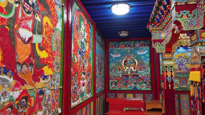 寺院 藏教 藏族寺院 唐卡 藏族文化
