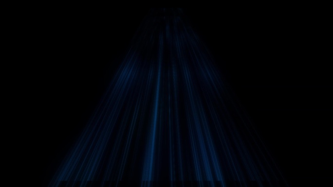 【4K透明通道】蓝色激光射线
