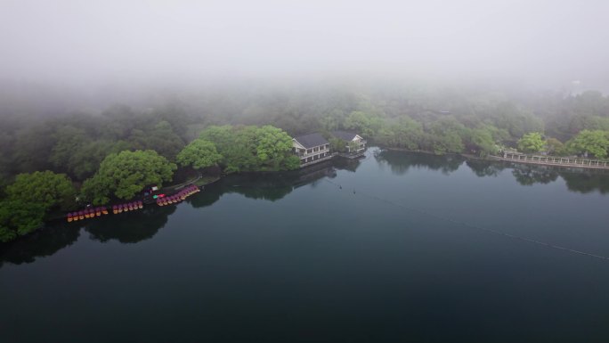 杭州云雾西湖 湖畔居