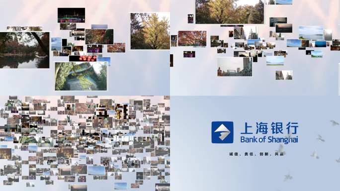图片汇聚成上海银行LOGO