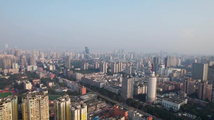 4K航拍雾都重庆九龙坡区