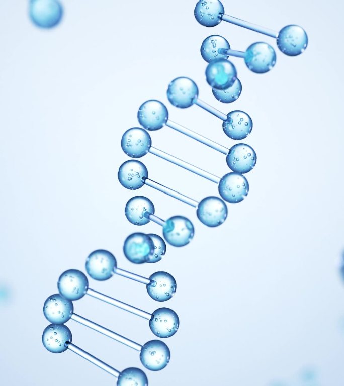DNA双螺旋遗传分子竖屏