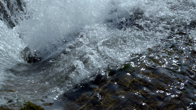 4k自然山水水流升格水资源