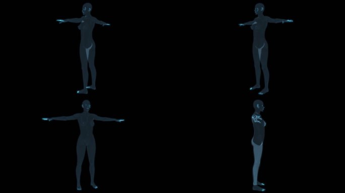 女性人体 皮肤男人男子雄性器官旋转全身9