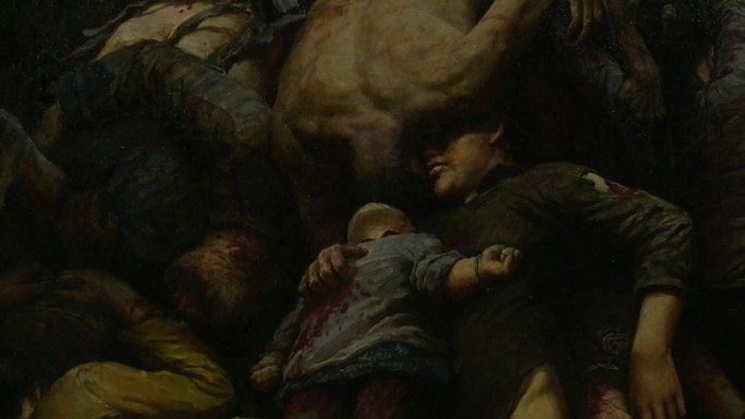 油画-南京大屠杀