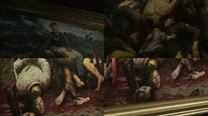 油画-南京大屠杀