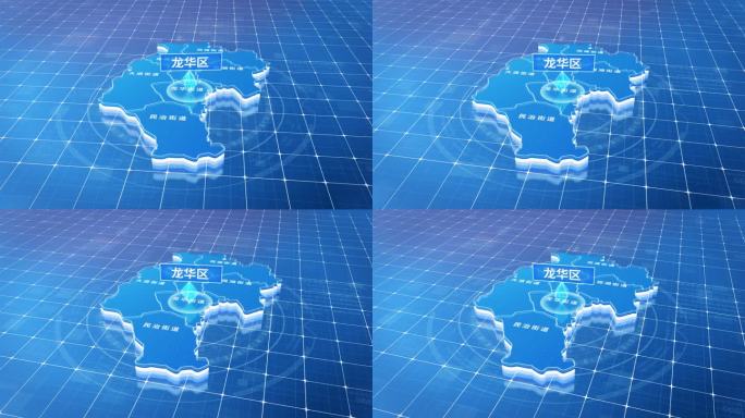 龙华区蓝色三维科技区位地图