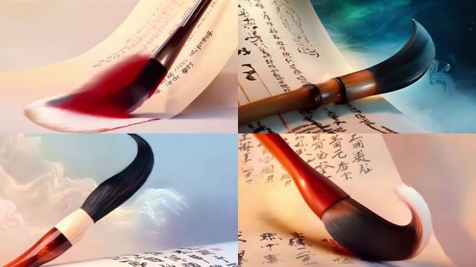 书法中国 书法家 笔刷 毛笔写字笔墨纸砚