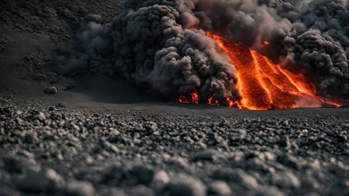 气势恢宏的火山喷发