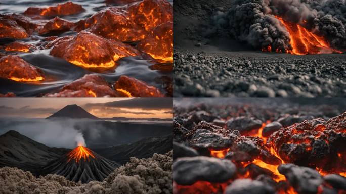 气势恢宏的火山喷发