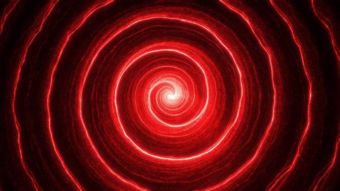 红色螺旋粒子旋涡
