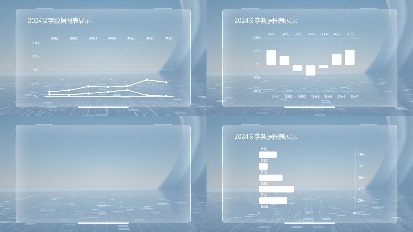 白色科技数据图表