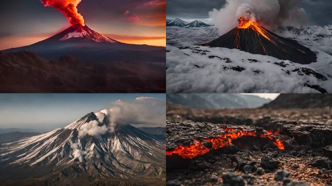 震撼火山