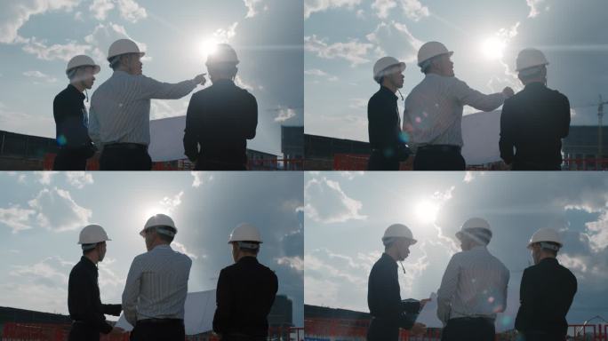 E建筑工地看图纸V01