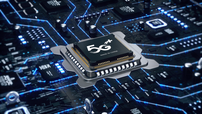 5G智能科技芯片仿真电路板芯片