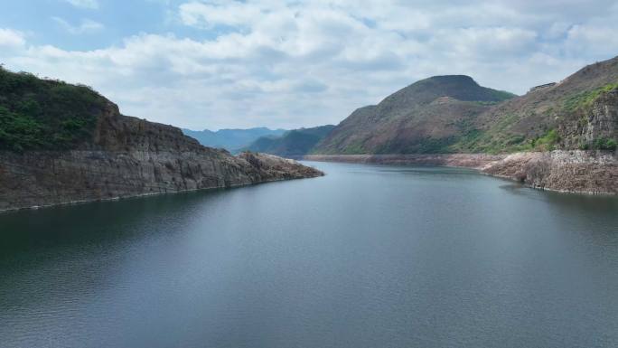 山水航拍 贵州纳雍夹岩水库