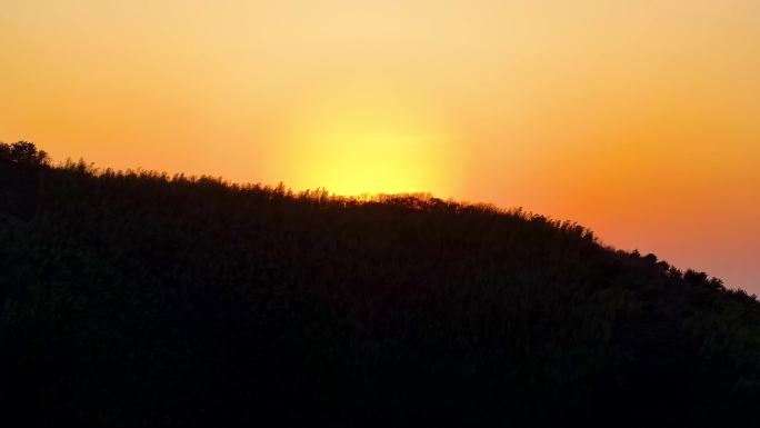 4K江浙地区乡村农村日落夕阳西下黄昏合集