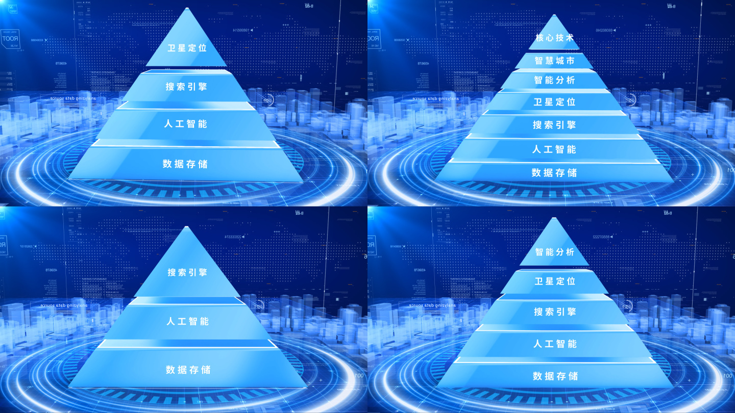 【2-8类】立体金字塔结构