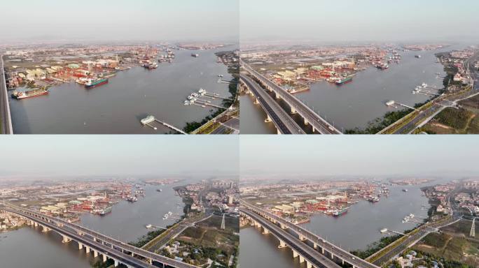 漳州龙海月港码头 九龙江大桥