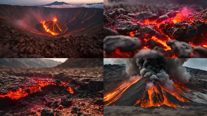 雄伟壮观的火山