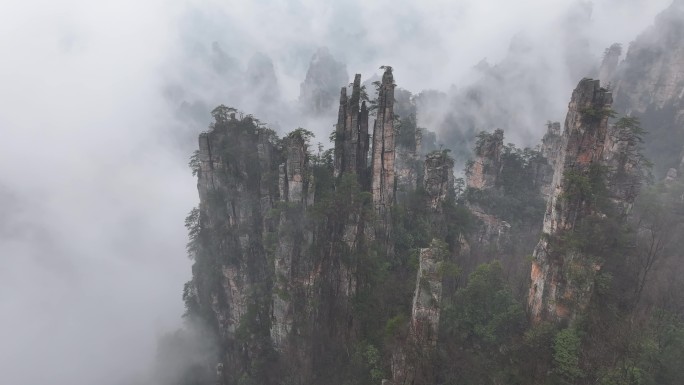 张家界武陵源御笔峰