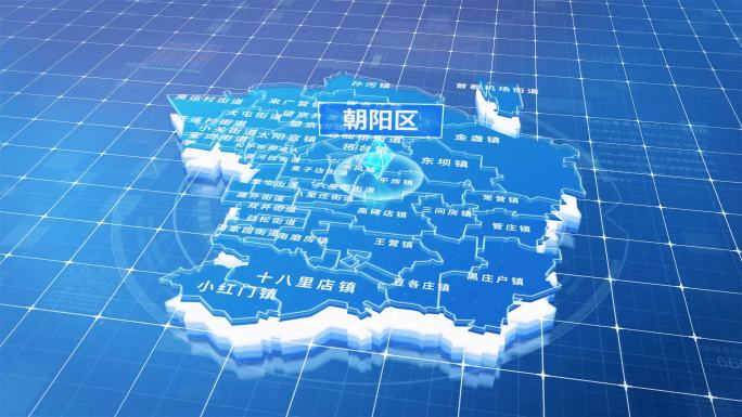 朝阳区蓝色三维科技区位地图