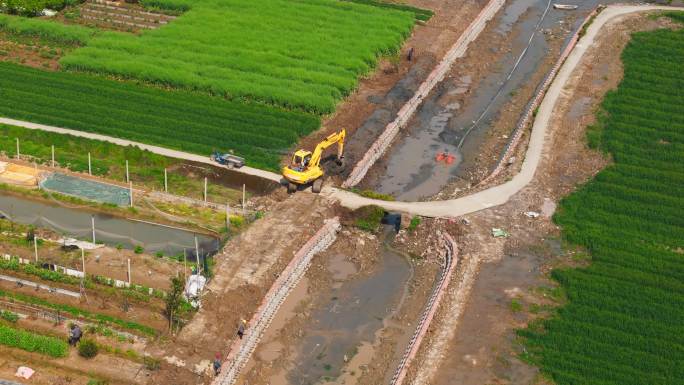 农田水渠河道改造