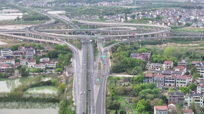 浙江绍诸高速公路诸永高速公路浣东出口枢纽