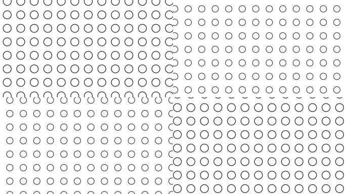 圆圈动态卡通简笔画动态背景