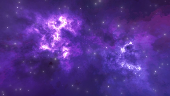 紫色闪烁星空宇宙背景循环