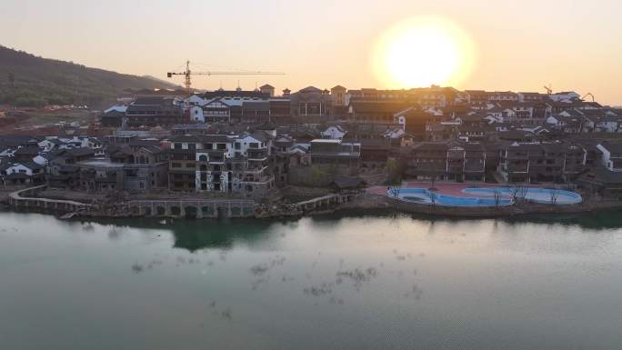 4K江苏宜兴阳羡旅游窑湖小镇风景区合集3