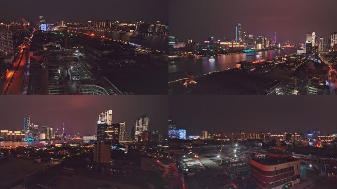 上海北外滩中交地块夜景