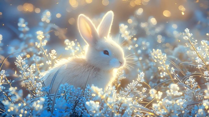 神话+山海经+兔子+玉兔+月兔