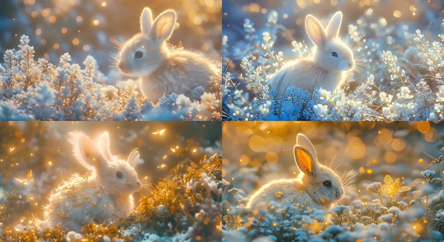神话+山海经+兔子+玉兔+月兔