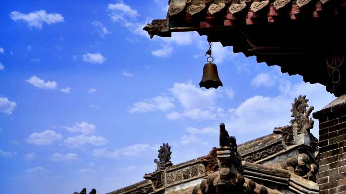 庙 神鸟 乌鸦 麻雀 祥云寺 山 4K