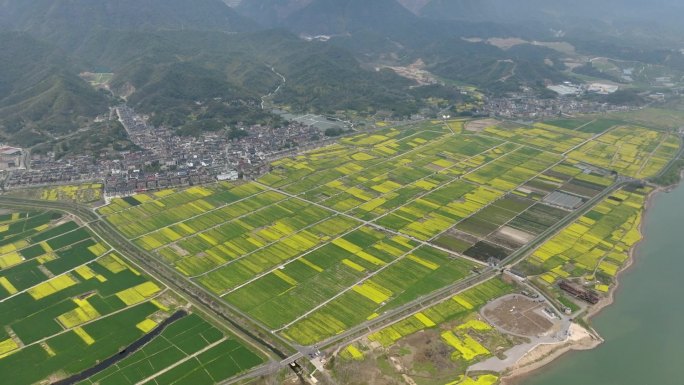 杭州富阳桐州岛包家淇航拍