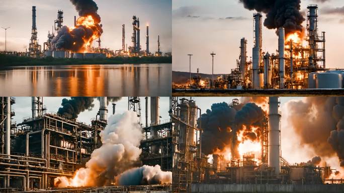 石油化工厂爆炸