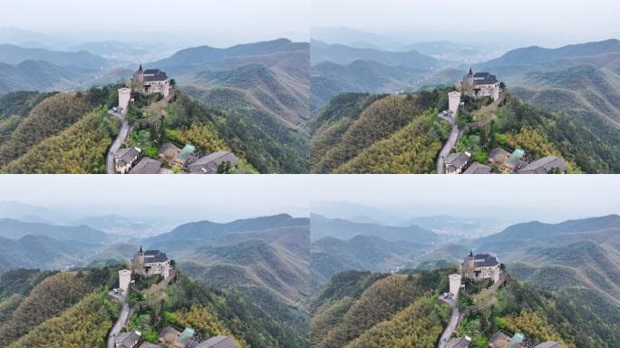 浙江 莫干山 裸心堡 航拍