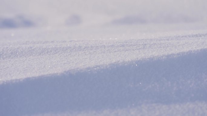 4K冬日雪地 雪景