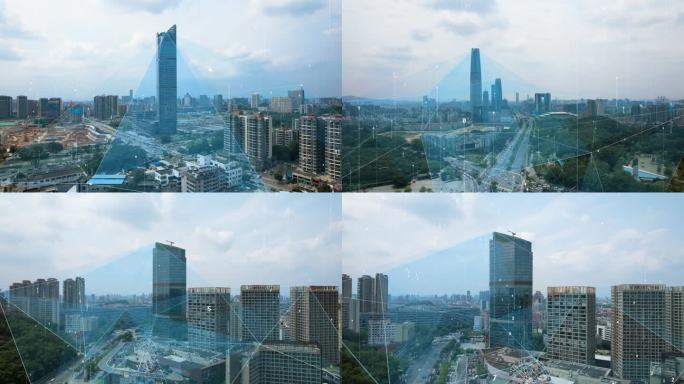 东莞科技城市视频素材