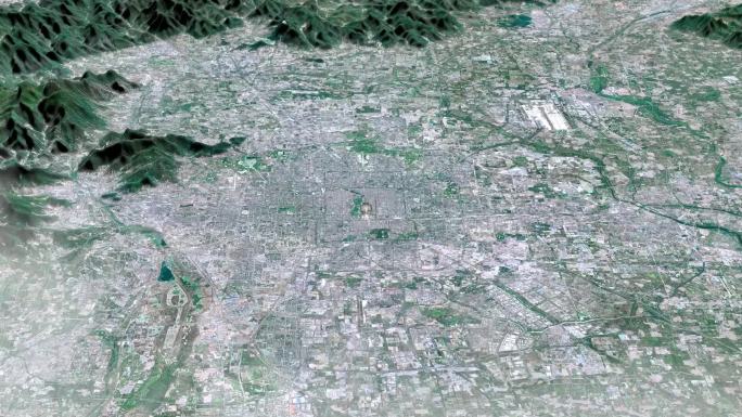 北京3D地形卫星地图定位