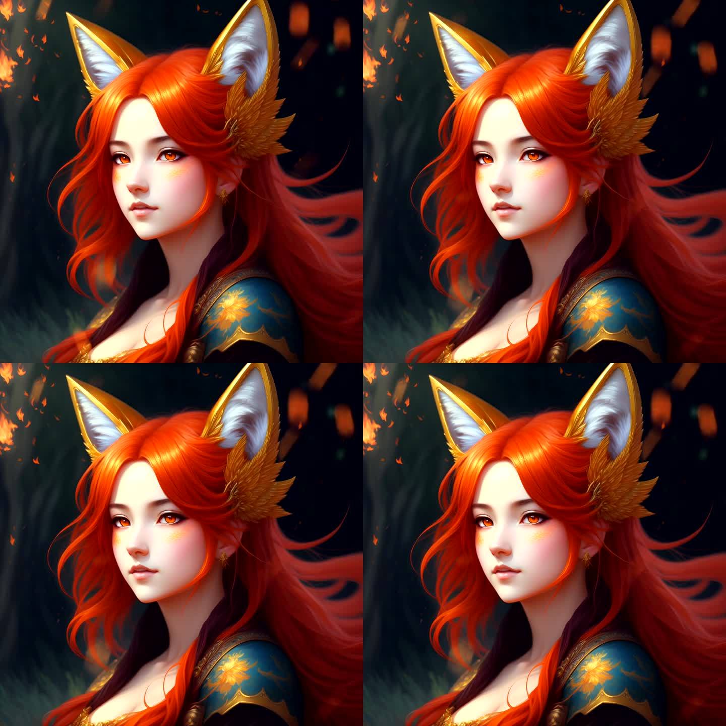 红发狐狸女孩