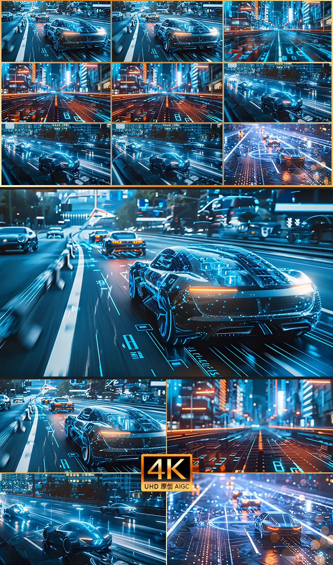 数字化智慧交通 新能源车辆自动驾驶技术