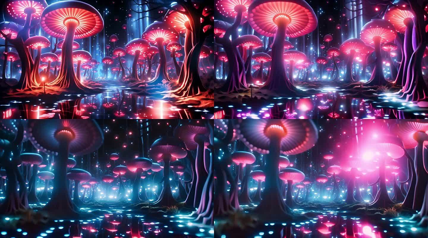巨型奇幻蘑菇林