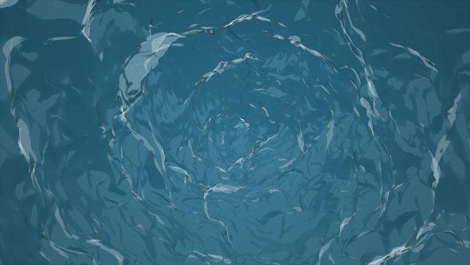 真实水流动画片头 水漩涡