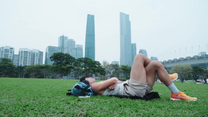 【4k电影机】海心沙草地小憩