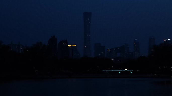 北京 中国尊 央视大楼 CBD 延时摄影