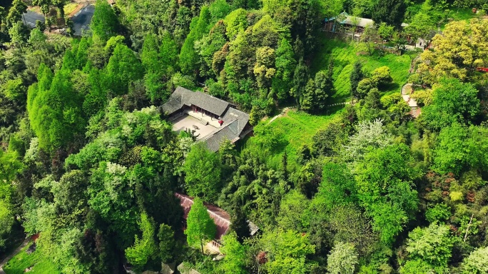 青城山老君阁赵公山财神庙