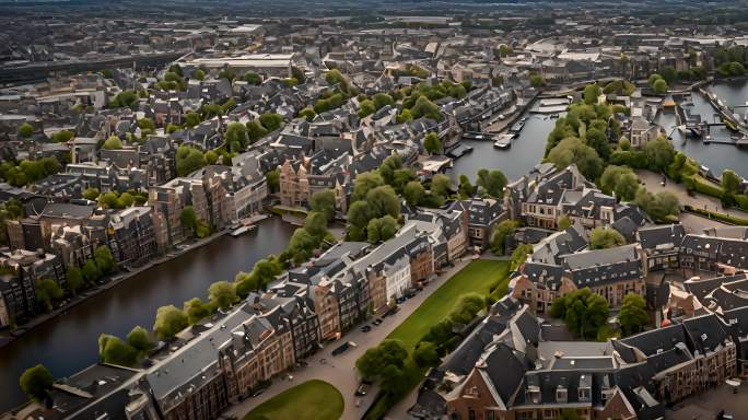 阿姆斯特丹鸟瞰图