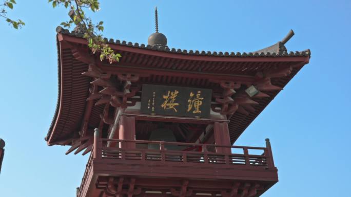 钟楼寺庙中式建筑上海嘉定南翔云翔寺